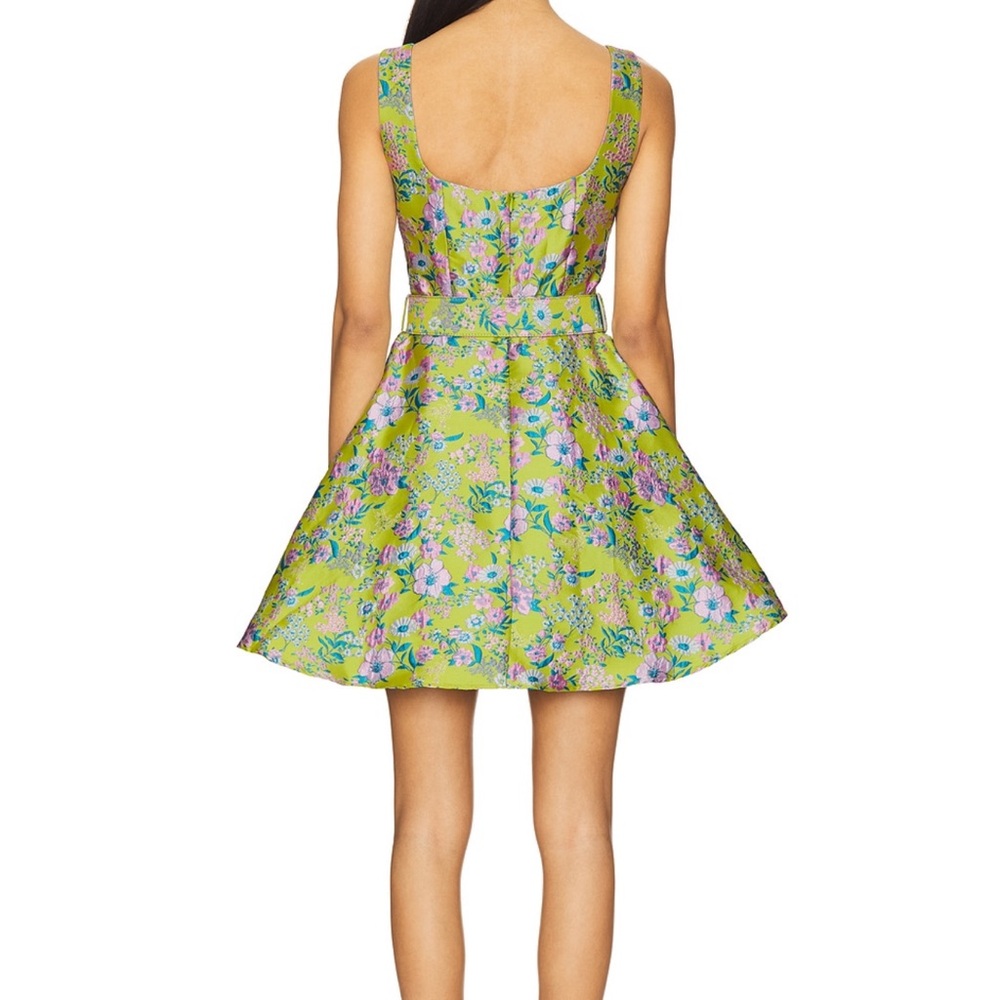 Elliatt Zenobia Floral Green Dress - Picture 3 of 5